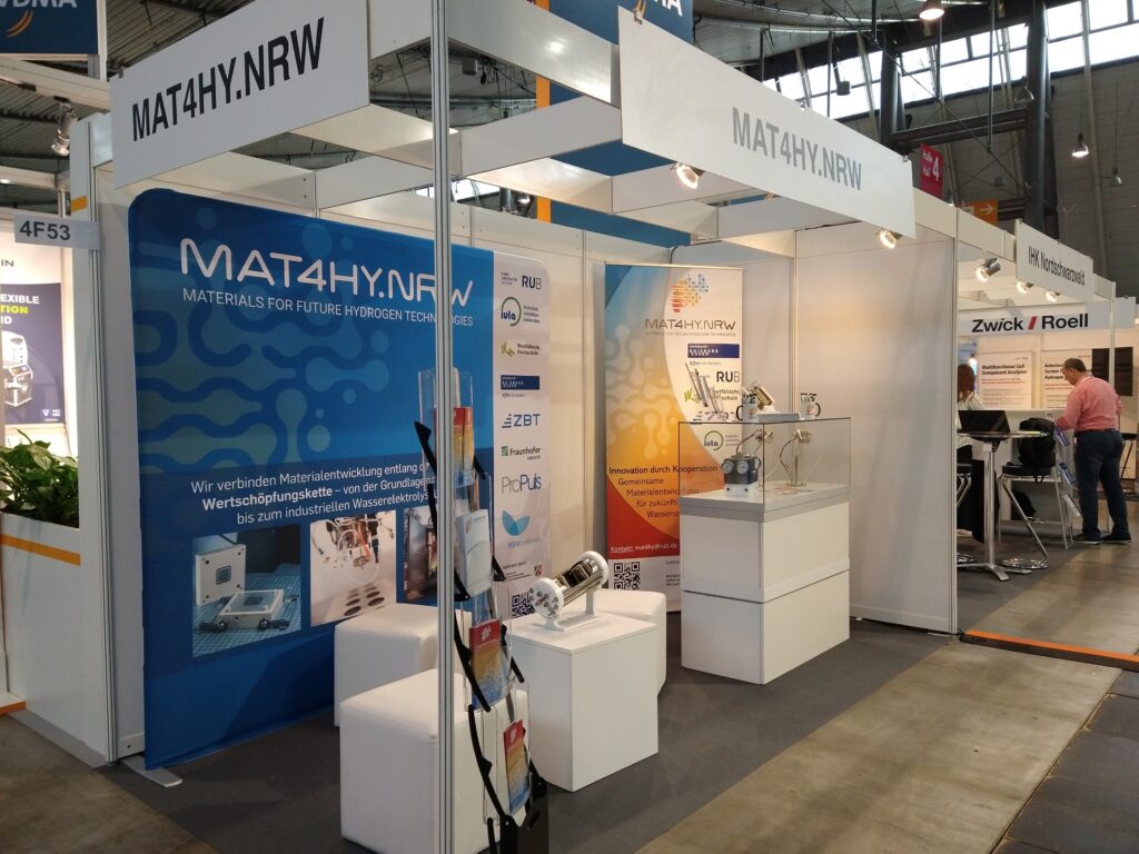 MAT4HY.NRW-Stand auf der hy-fcell 2024